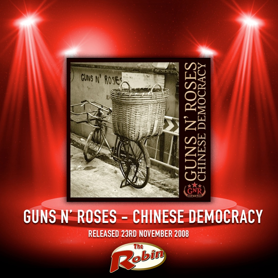 November 26, 2008: Guns N' Roses' Chinese Democracy album starts