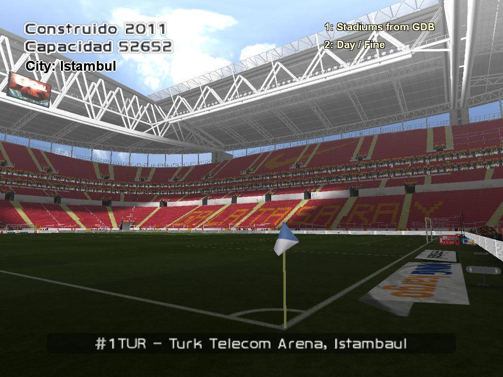 Fix Turquia Turk Telekom Arena World Stadiums Pes6
