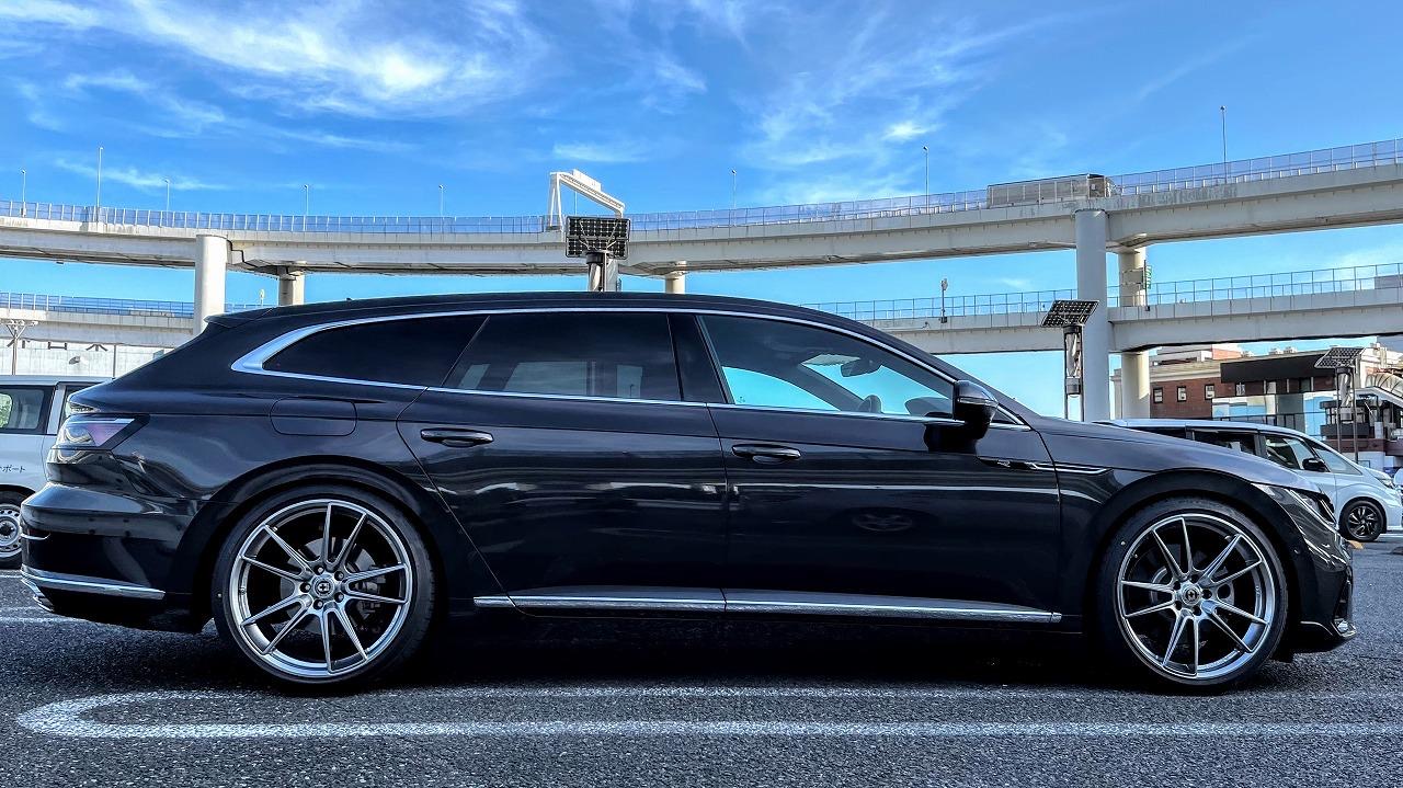 Volkswagen Arteon with Neuspeed rear sway bar and springs