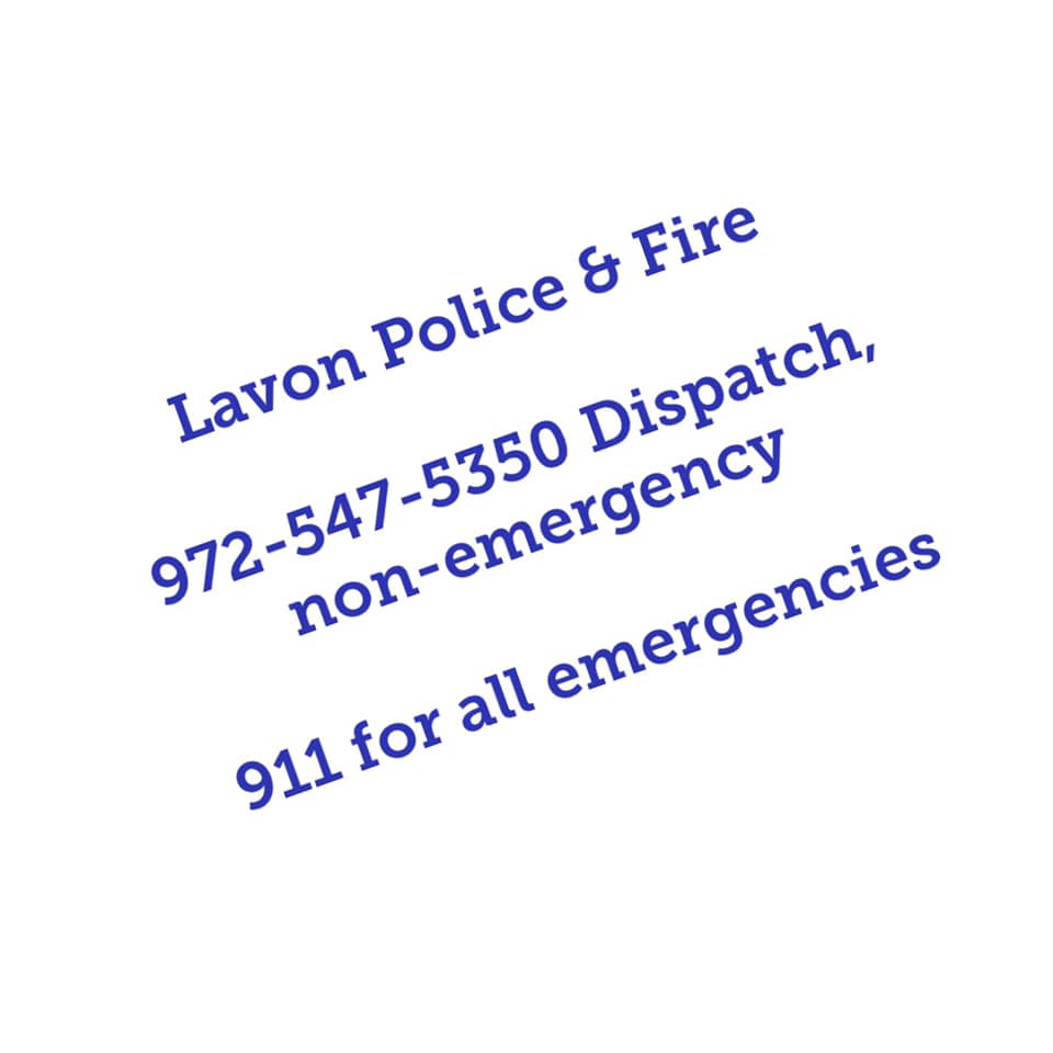 Lavon Police Department Home Facebook