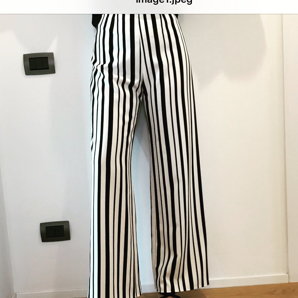 Pantalone Donna Morbido Tessuto Scuba – Perla OVERSIZE – Made In Italy – Vestibilità Comoda