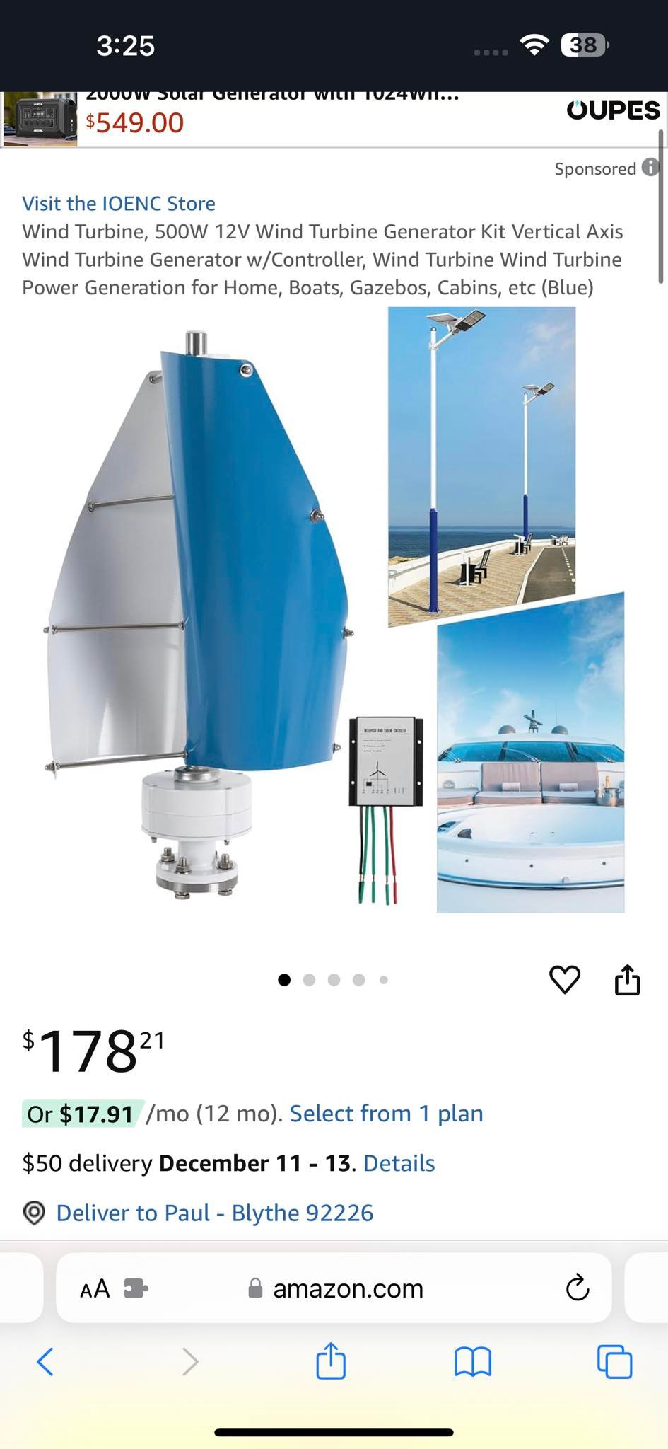 Wind Turbine Vertical Axis Wind Turbine Model Three Phase Permanent Magnet Generator Diy 12 V Vertical Axis Wind Turbine Teaching Model