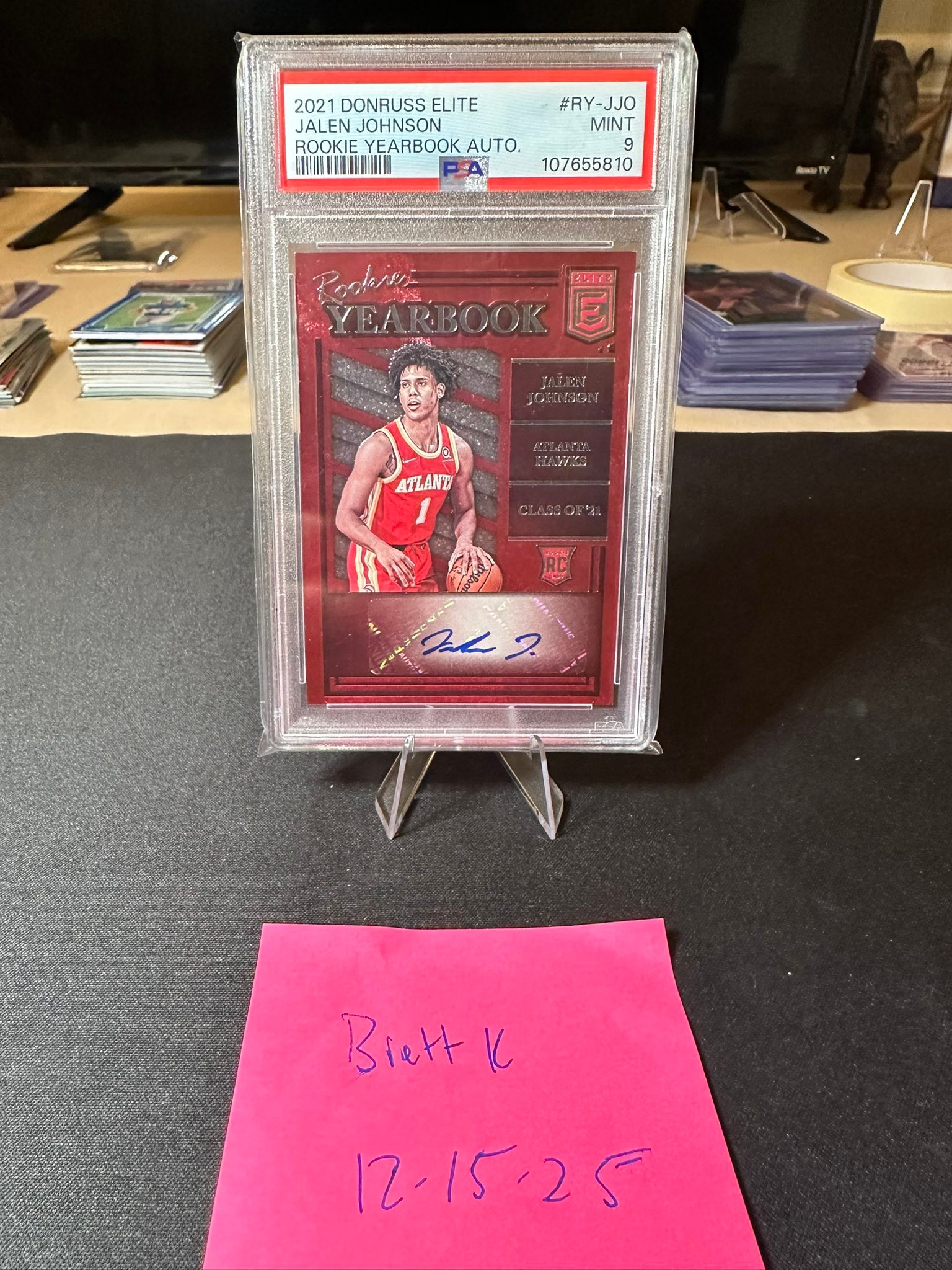 2021 elite rookie yearbook auto for sale