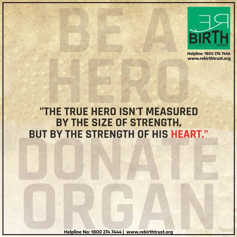 Rebirth - The true hero isn't measured by the size of...