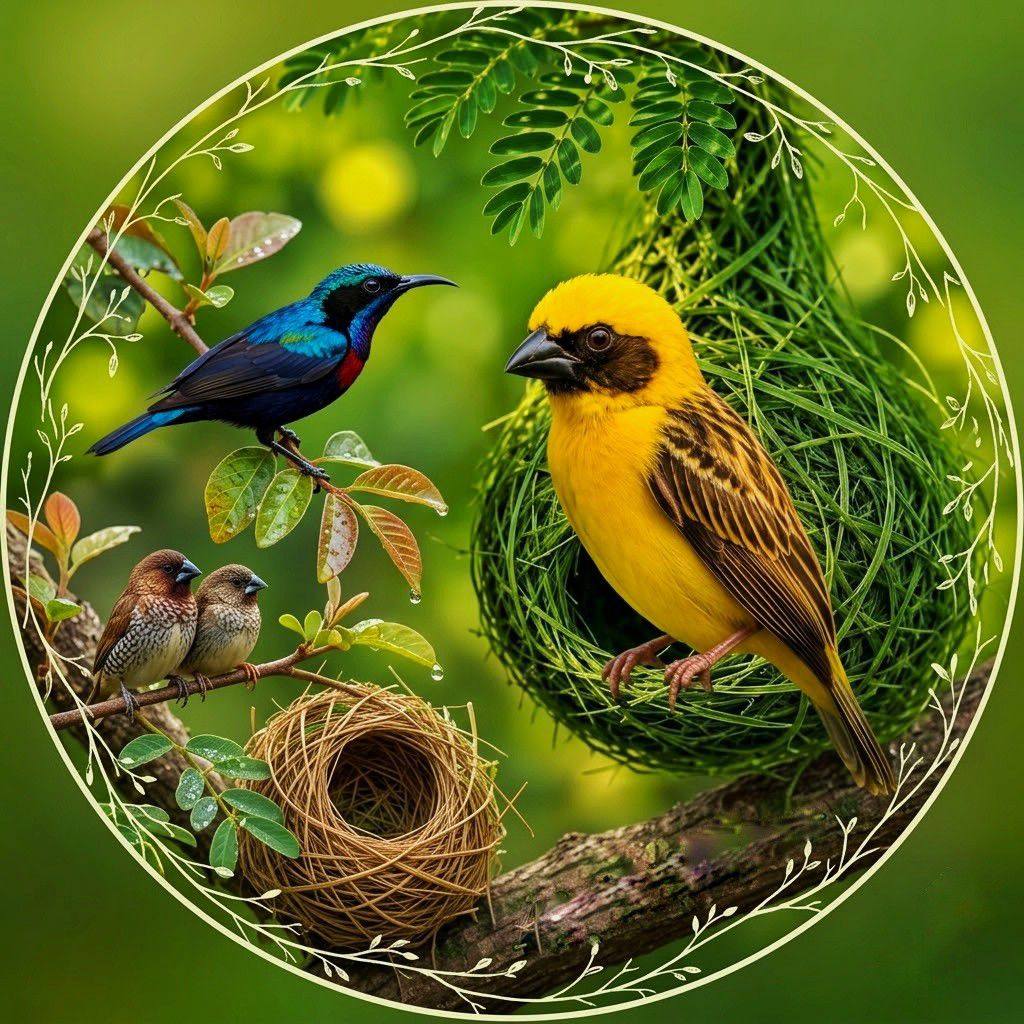 World famous birds nesting #reelsviral #birds #animals #nature | Rakib ...