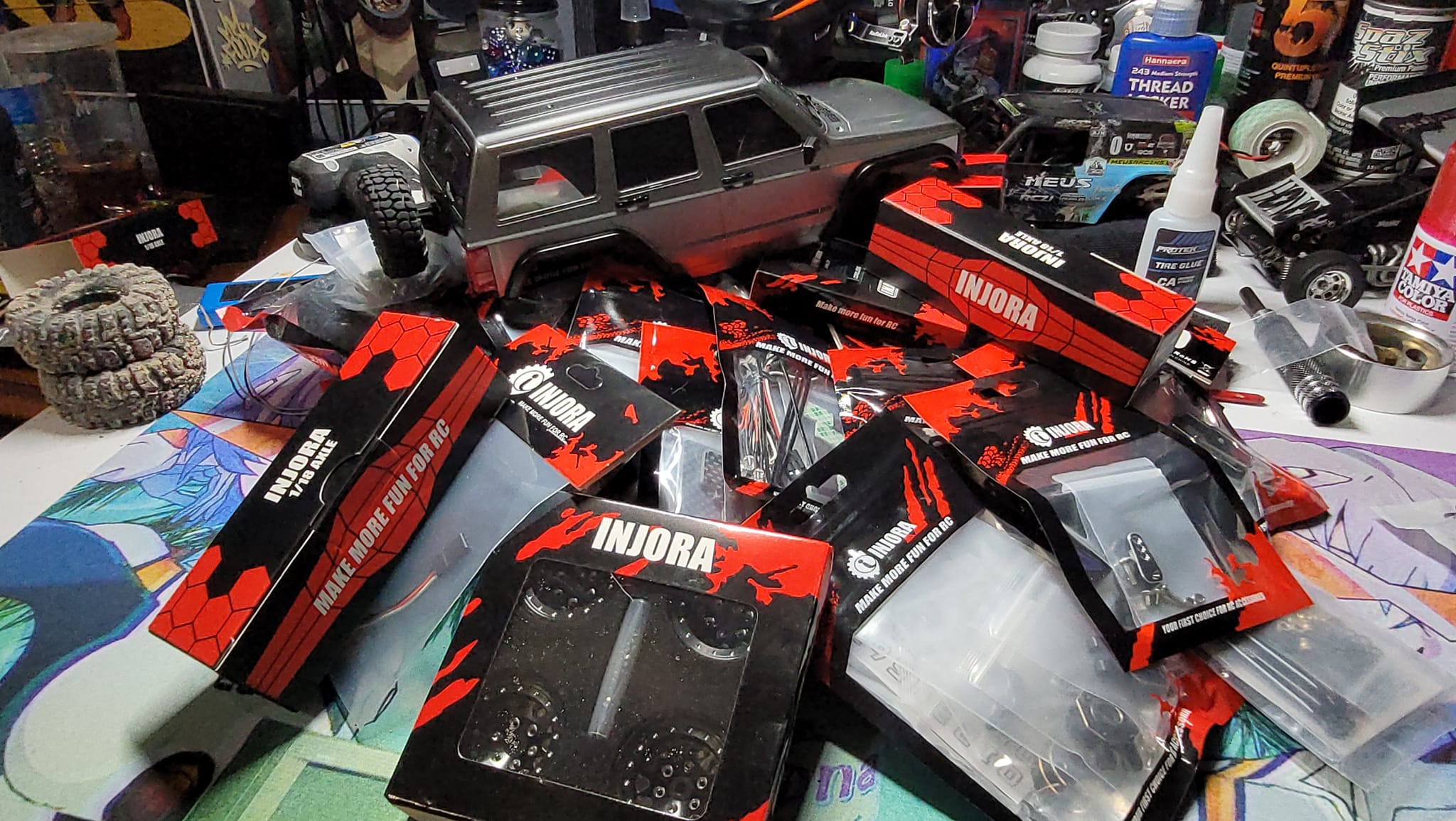 INJORA Échelle Latérale Mini En Métal – Décoration 1/18 TRX4M Defender/Bronco, 6-7 G