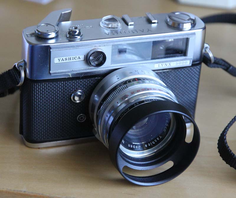 Yashica Lynx 5000 camera from Japan, film testing and usage