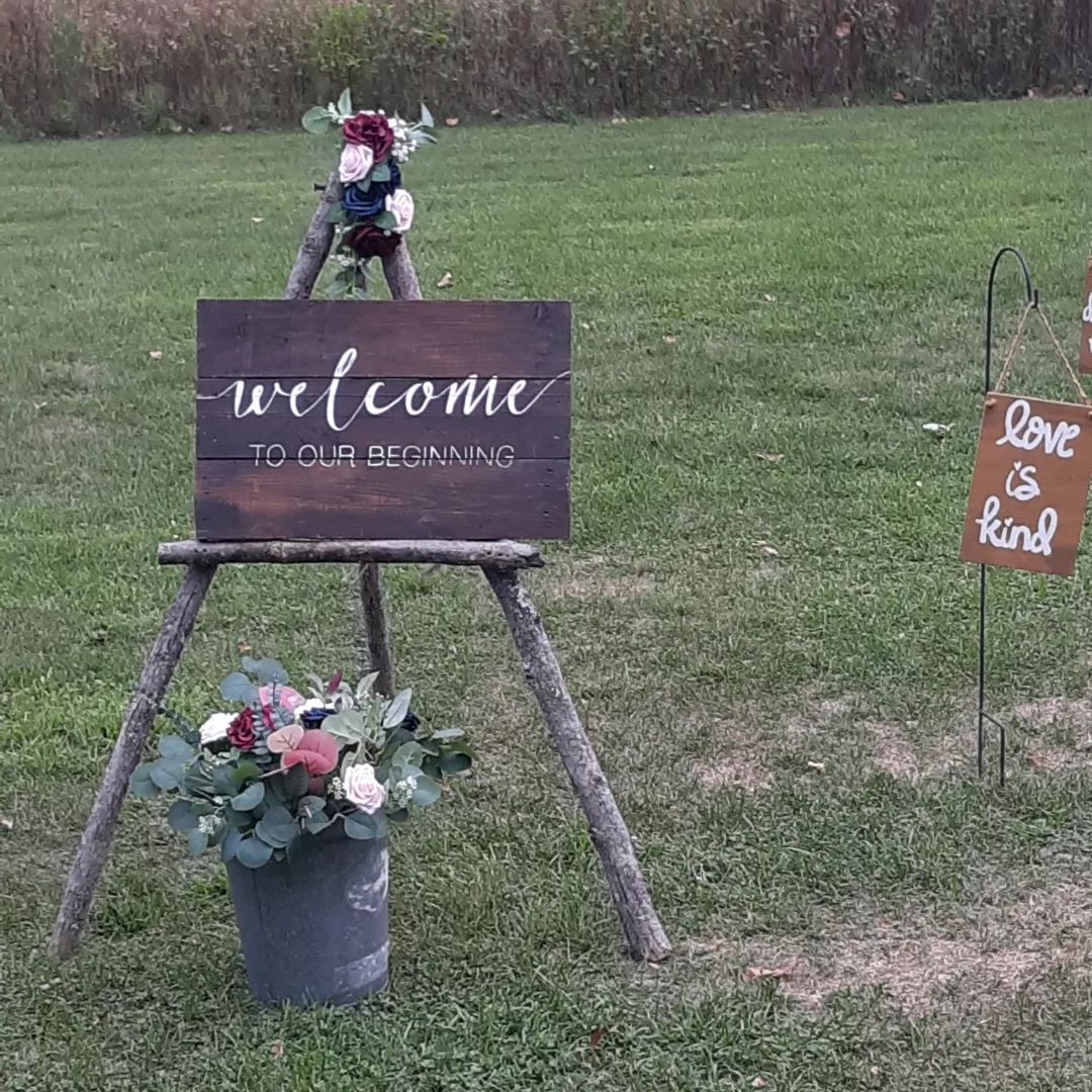 Today we helped this diy bride with... - Rustic Event Rental
