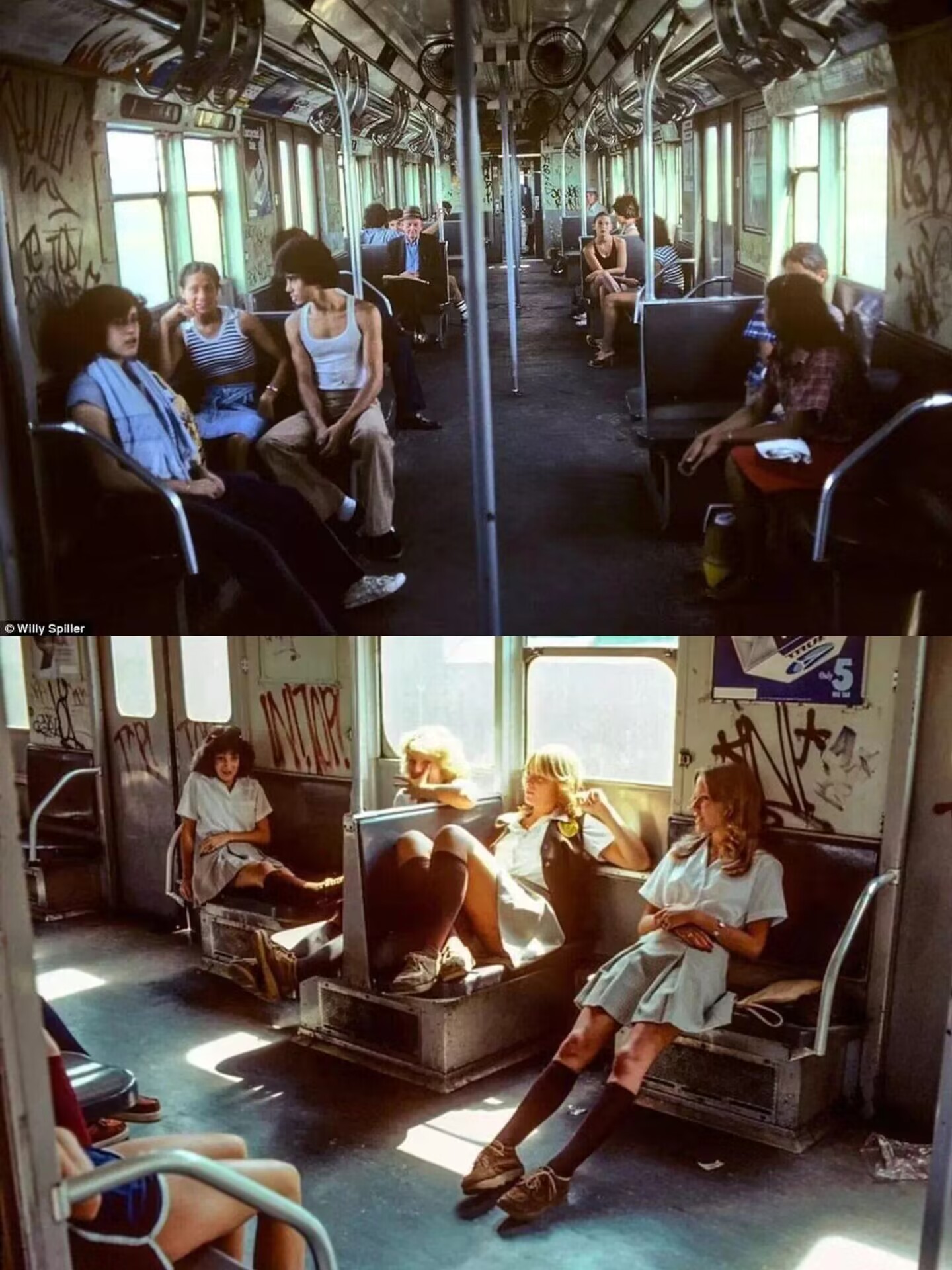 During the late 1970s and early 1980s, New York City's subway