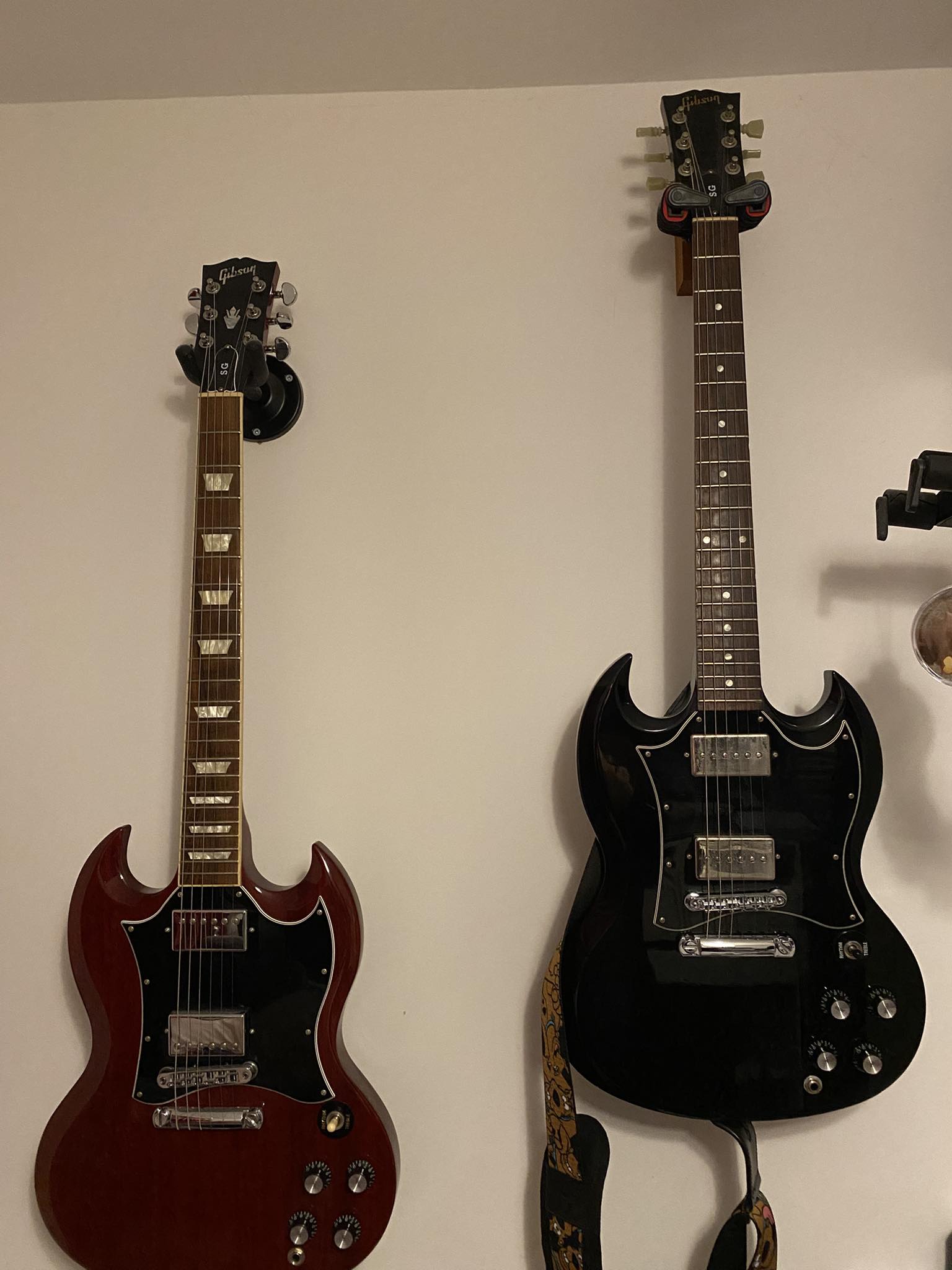 SG guitar with Phat Cat pickups