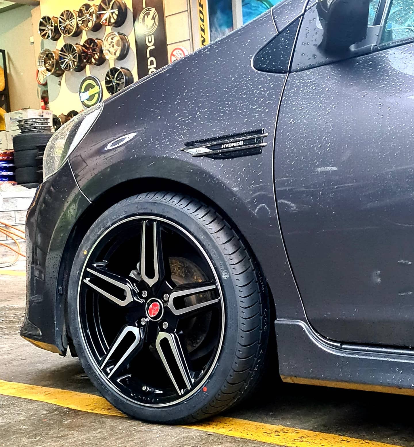Prestige Wheels - Toyota Aqua fitted with 17