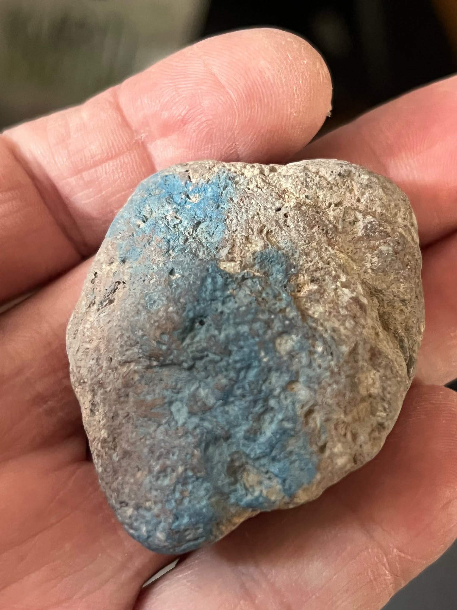 What is this blue and green rock found in New Mexico?
