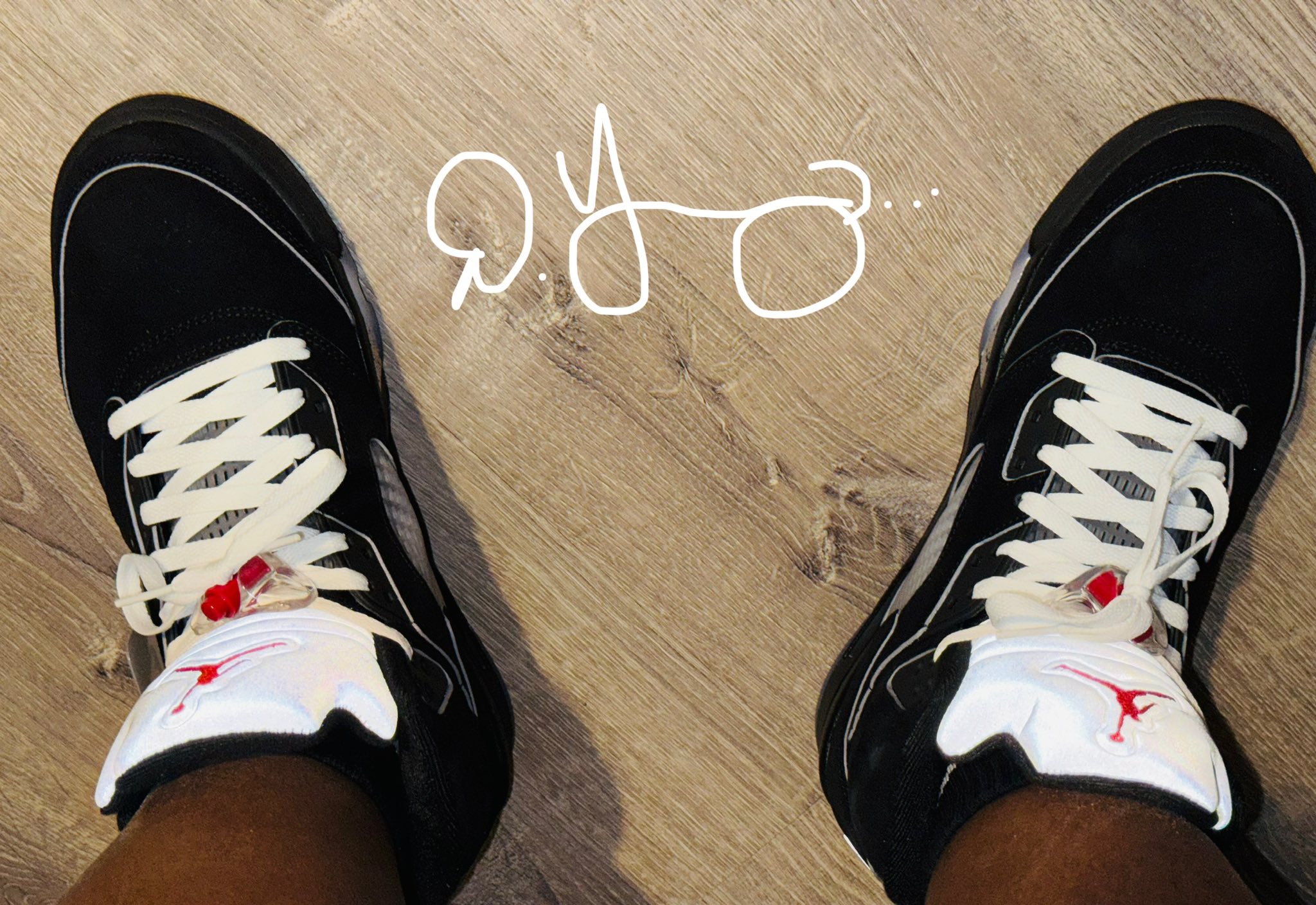 Jordan rocking the 5s, 1990. ?