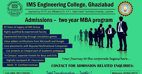 IMSEC MBA - For inquiries to 2 year MBA program, Call:...
