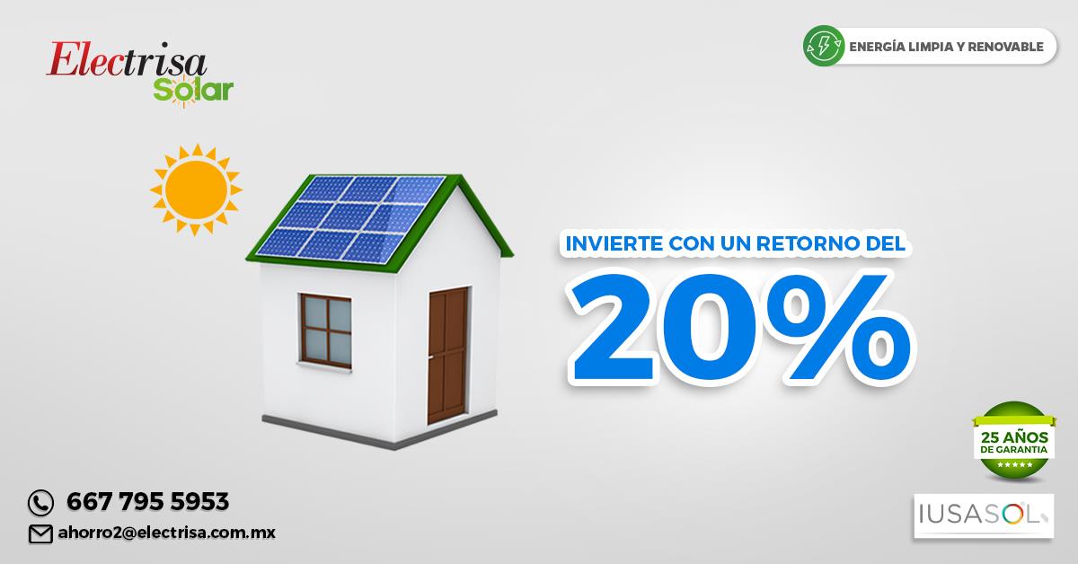 Electrisa - Con un sistema de paneles solares puedes...
