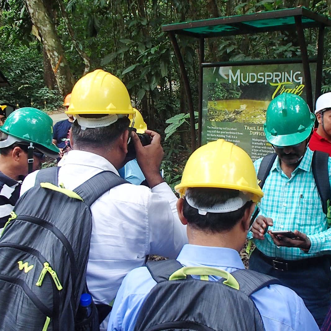 BioAcademy Finland - IFS Officers visiting mud springs in Mount ...