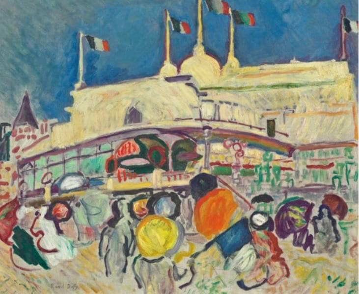 Raoul Dufy (1877-1953), Le Casino de Nice aux palmiers et aux