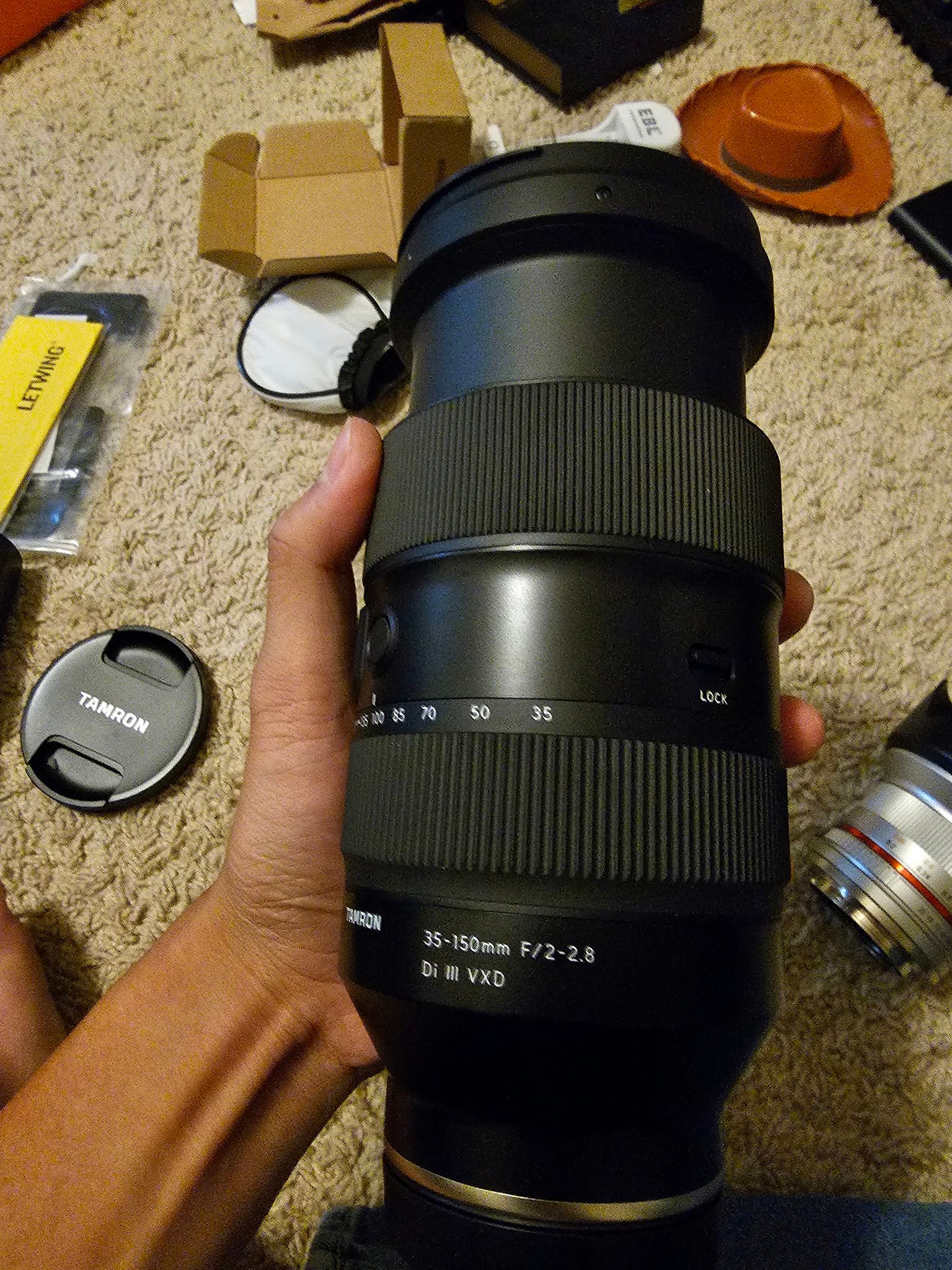 Most versatile lens evah. Nothing wrong no scratches dust or 