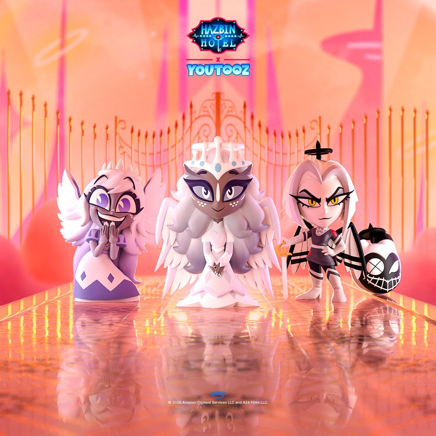 Hazbin Hotel x Youtooz vinyl figures available February 6th