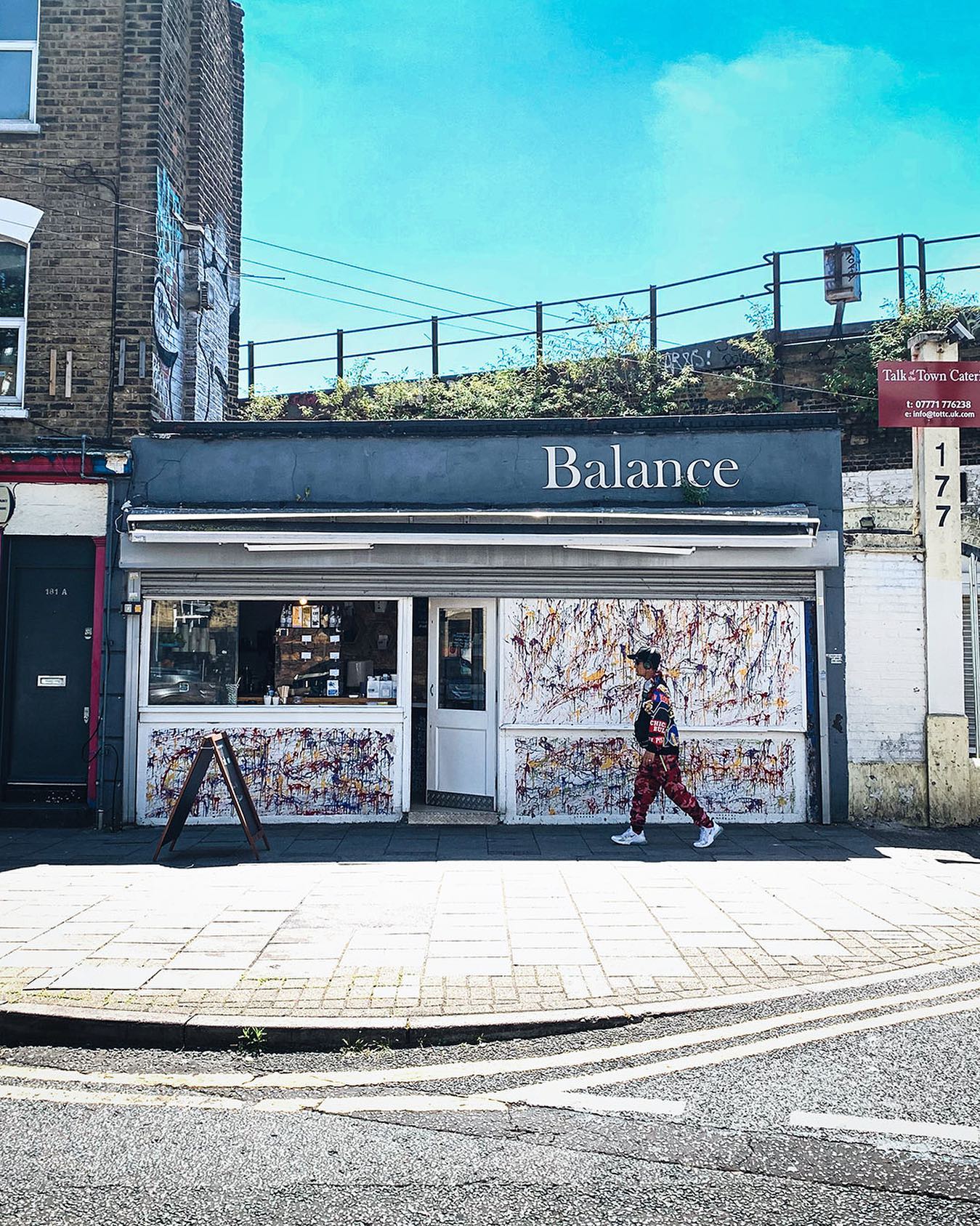 Blue skies in Brixton for our visit... - Caffeine Magazine