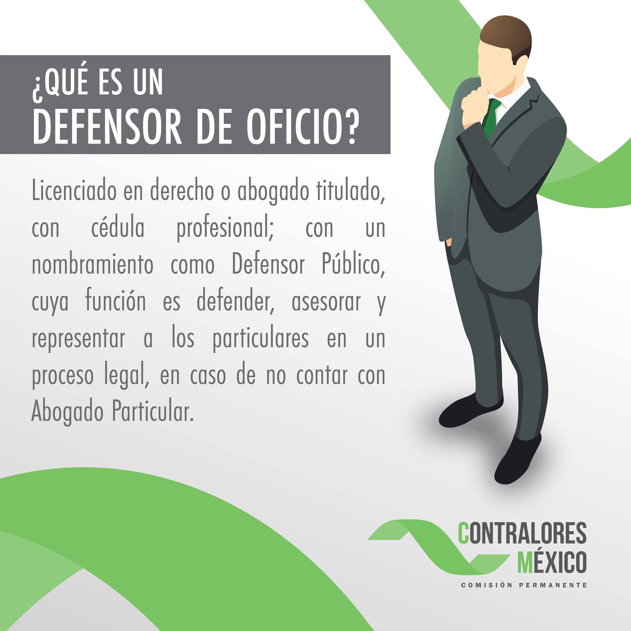 Contralorías MX - ¿Qué es un defensor de oficio? Aquí te... | Facebook