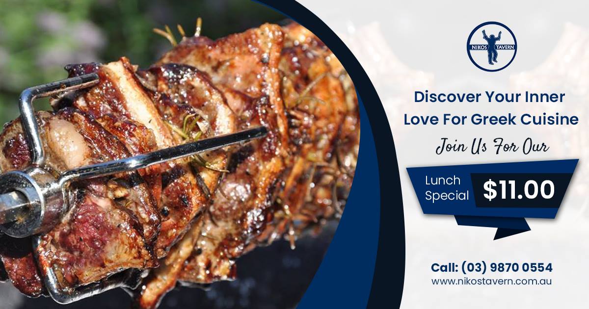 Nikos Tavern - It's Tuesday and it's our $11 Lunch Special... | Facebook