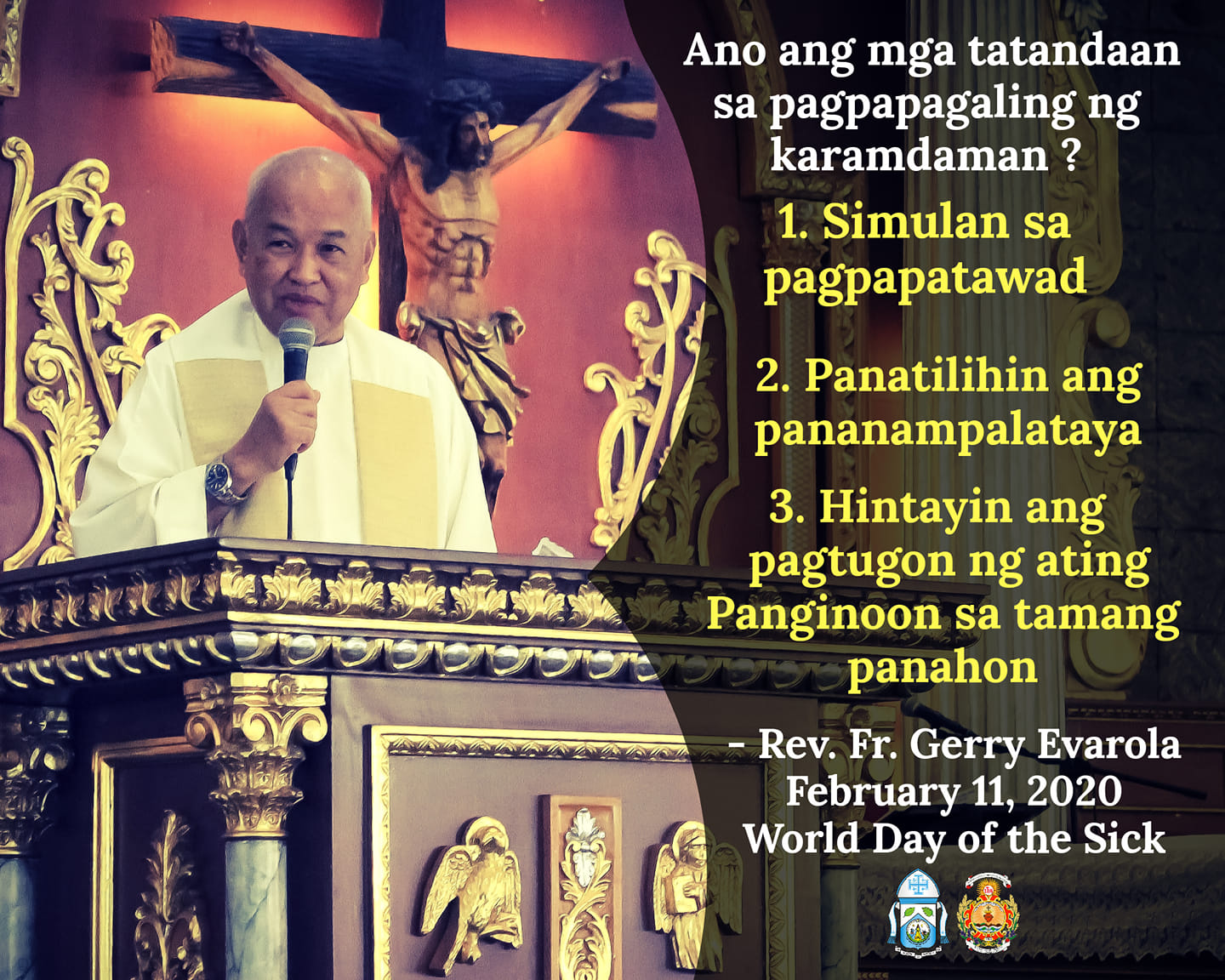 Sa Homiliya ng... - Sacred Heart Parish -Binangonan Rizal