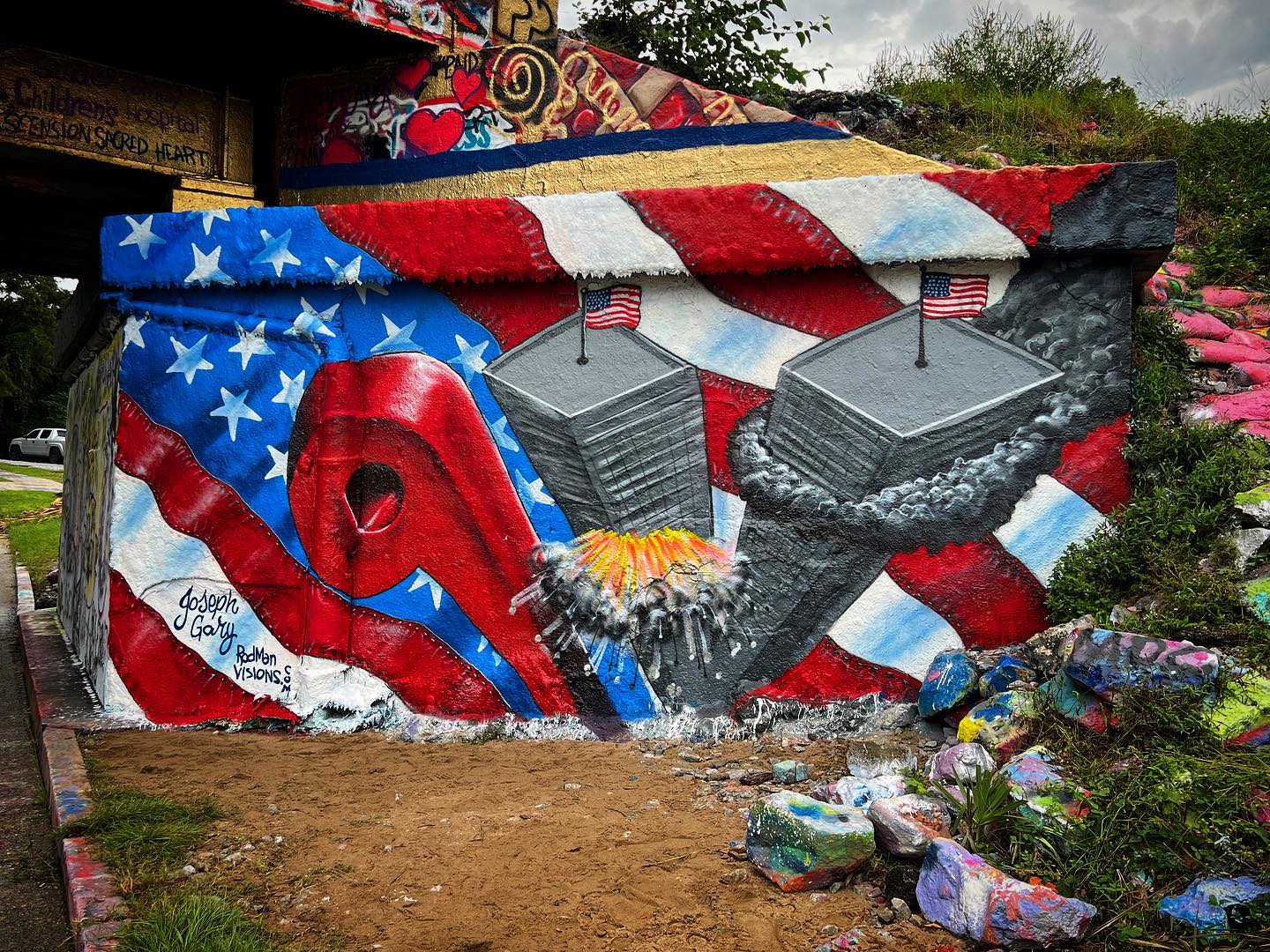 🇺🇸 9/11 #neverforget #911 Art by: RodManVisions.com