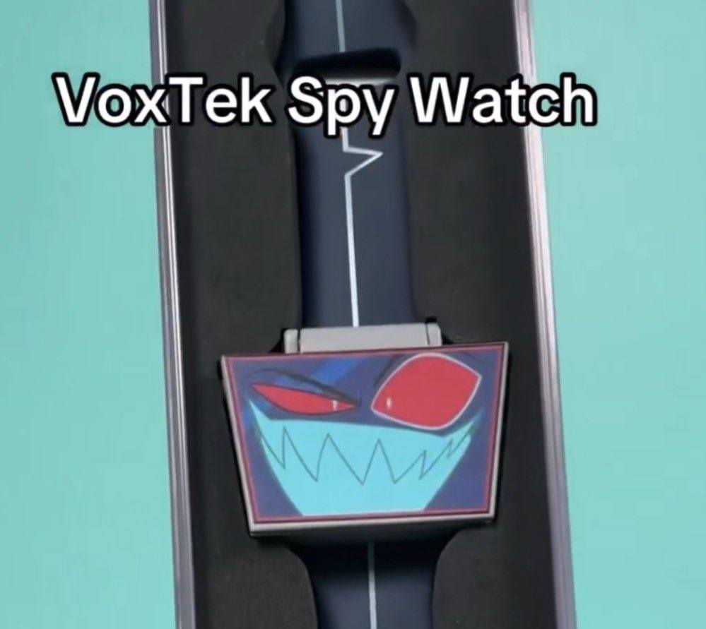 First look on the VoxTek watch 📺😈 #HazbinHotel #Vox