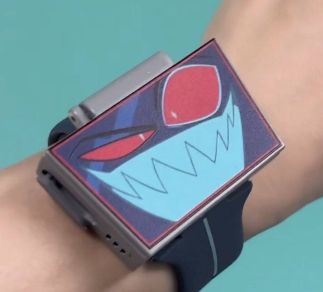 First look on the VoxTek watch 📺😈 #HazbinHotel #Vox