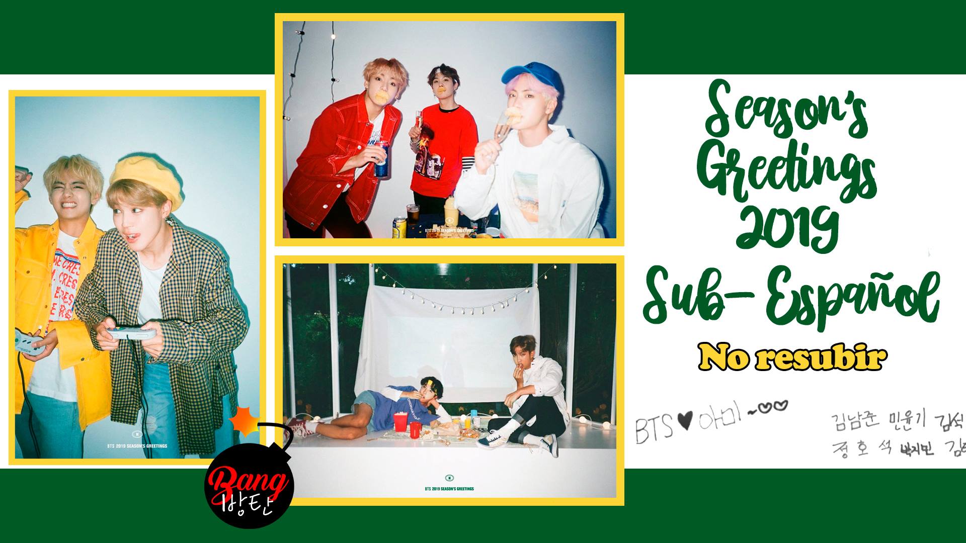 BTS (#방탄소년단) 2018 Season's greetings Teaser Image