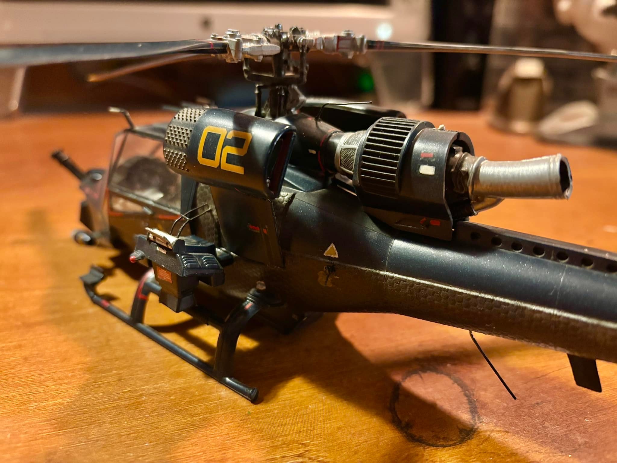 Blue Thunder Helicopter Model Build and Restoration
