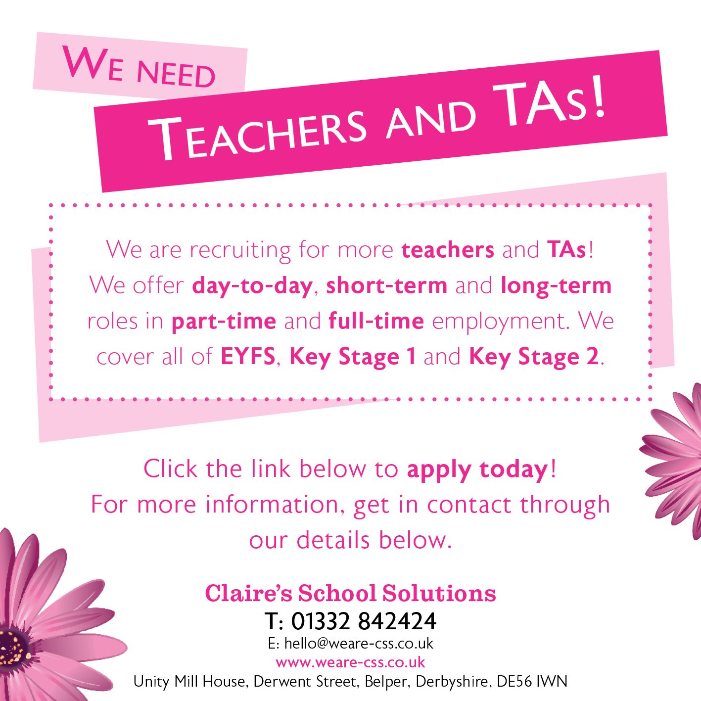 Jobs in Matlock, Bakewell & the surrounding areas | Facebook