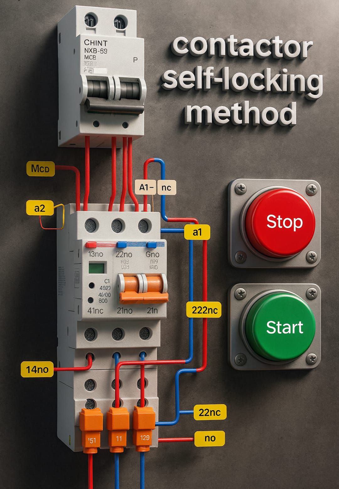 🔧 Smart Contactor Self-Locking Control System ⚡ | Facebook