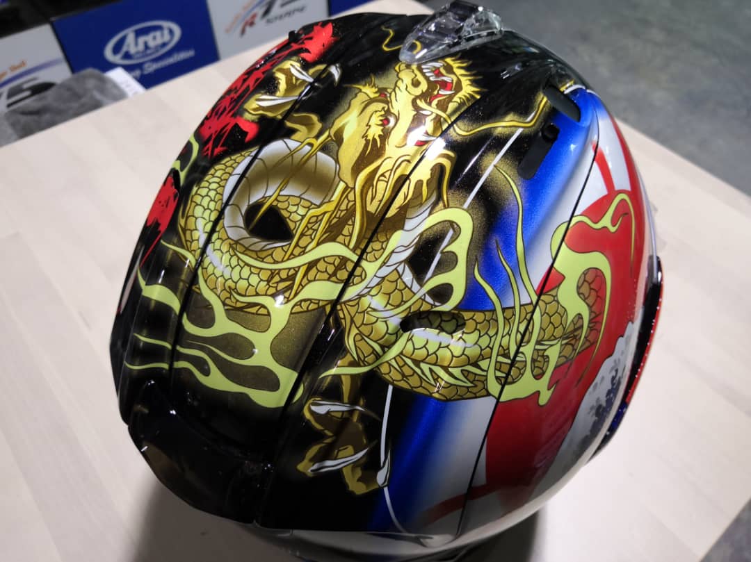 arai helmet malaysia XD-5 Discovery - White/Orange/Black so a Pinlock insert can easily be installed Arai's Commitment- (LOW PRODUCT SUPPLIES)