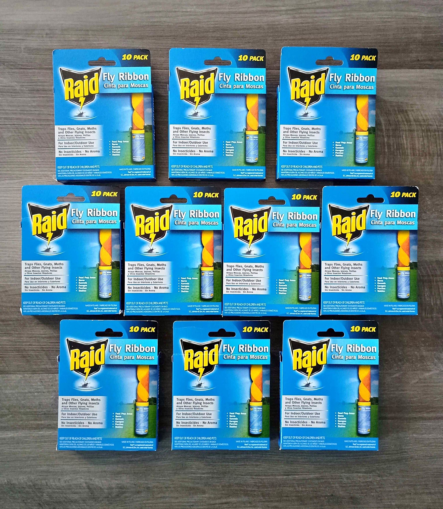 New 10 Ct Raid Fly Ribbons - $1 each FIRM - Gardening Supplies ...