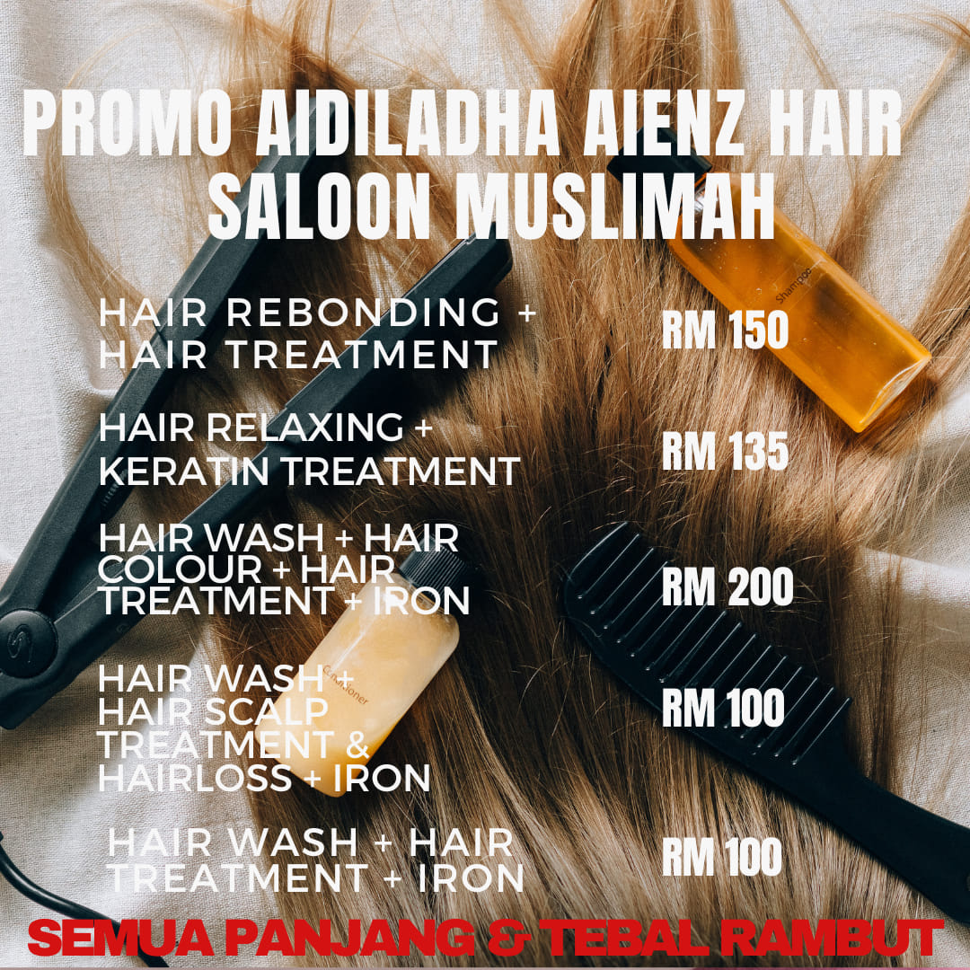 🎉 PROMOSI RAYA HAJI 🎉 Tak... - Aienz Hair Saloon Muslimah