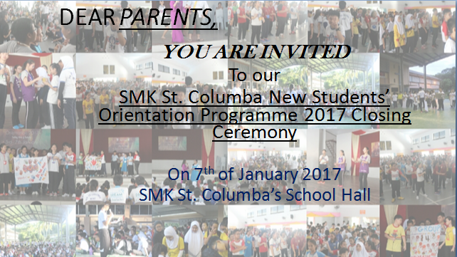 Smk Saint Columba Orientation Posts Facebook