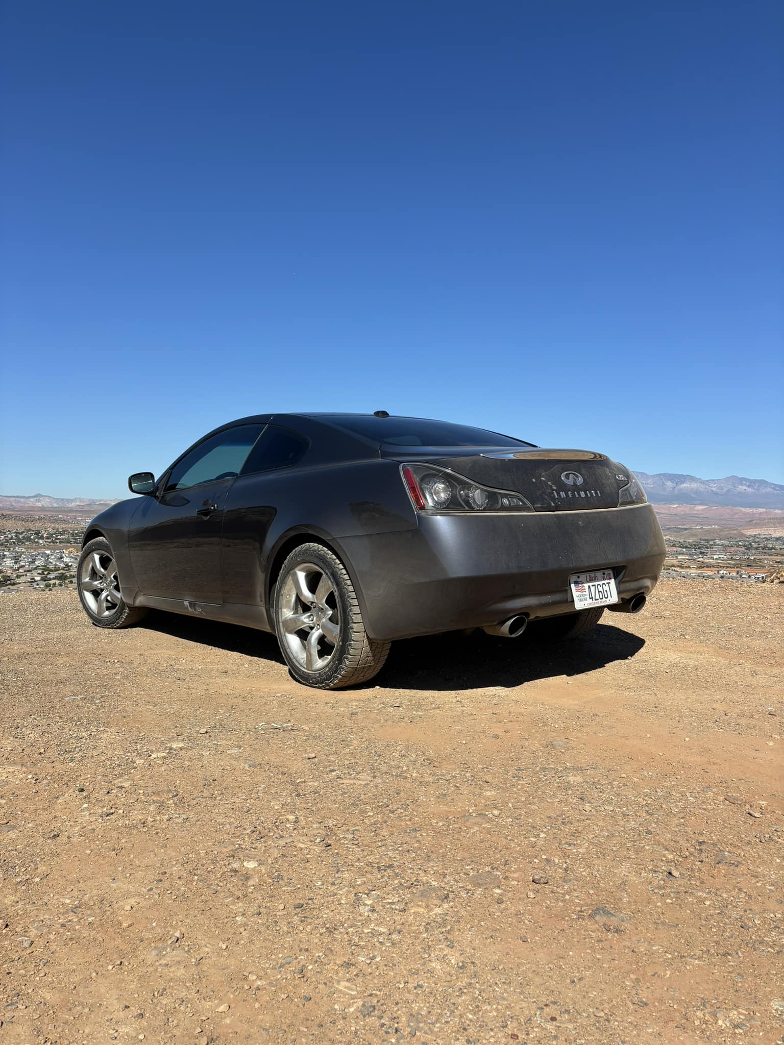 350z Anniversary's wrapped in Falken Wildpeaks on an Infiniti G37x