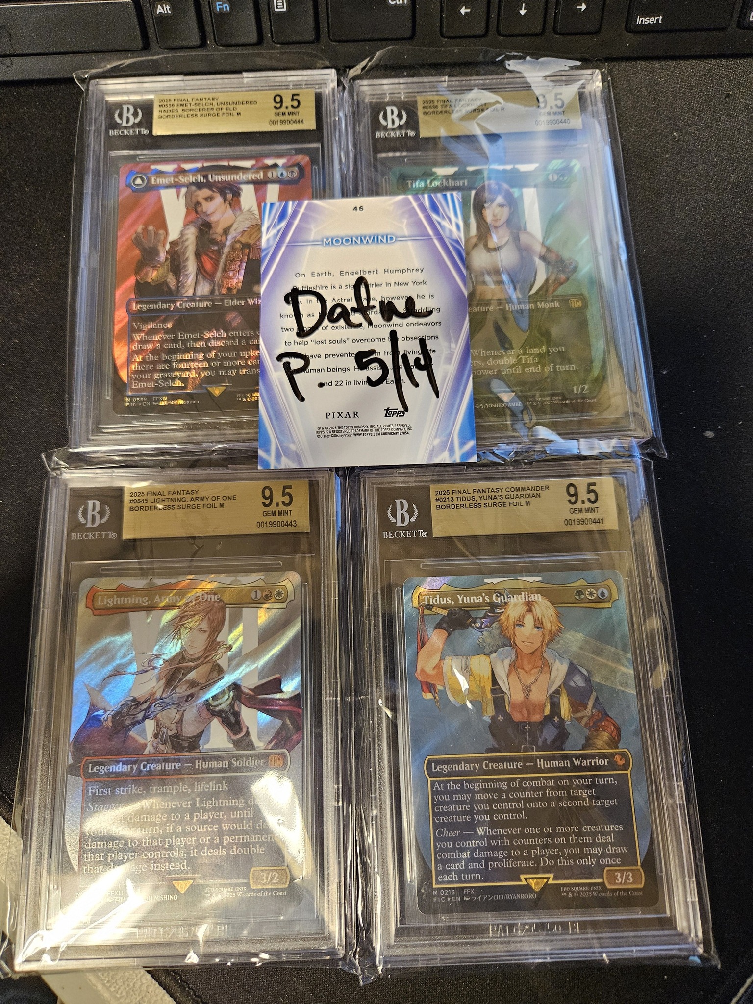 Final Fantasy psa 10 surge foil set