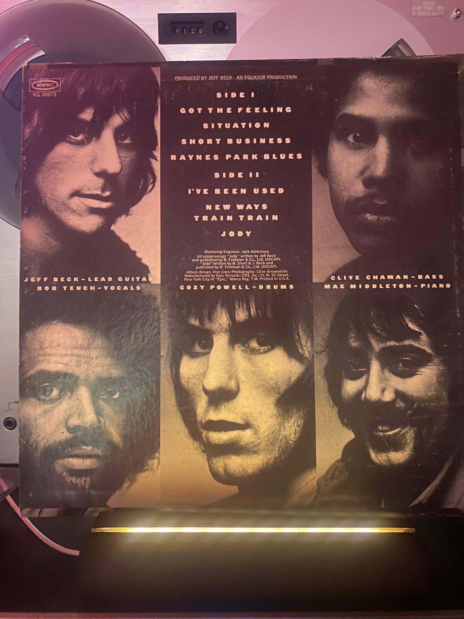 Jeff Beck Group Rough and Ready 1971 Promo Copy