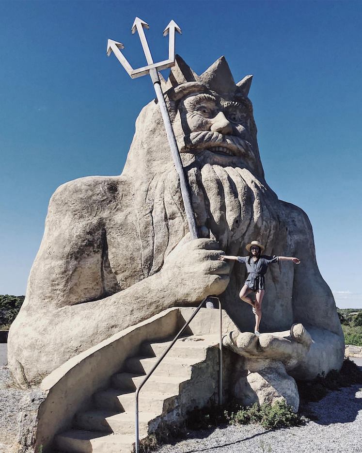 Atlantis Beach - Meet the King!🧜‍♂️👑 This iconic spot can...