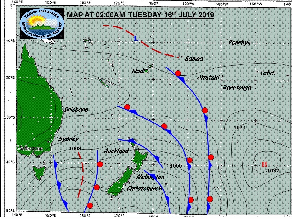 Cook Islands Meteorological Service - Northern and Southern Cooks ...