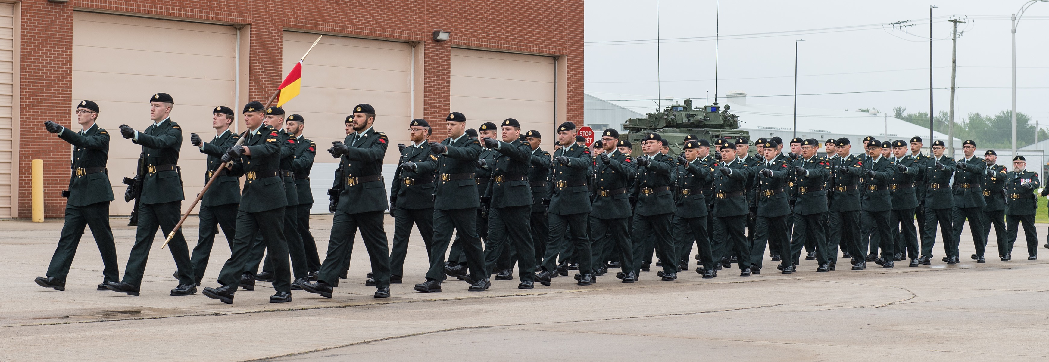 Royal - Parade of Royal Canadian Armoured Corps School (RCACS) Change ...