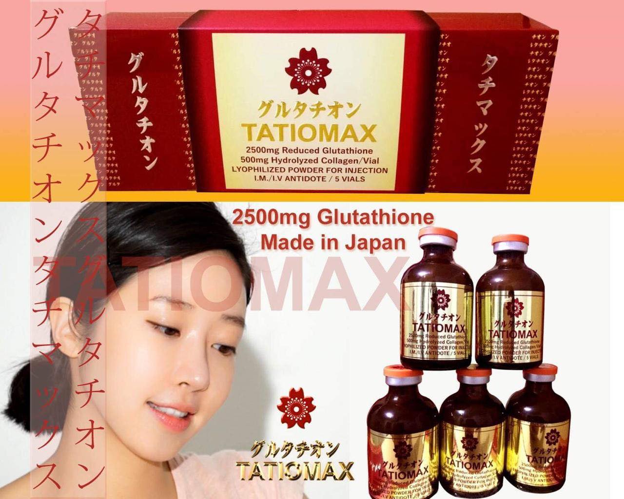 tatiomax glutathione injection japan 2500mg Sensitive Skin & Rosacea: anti-wrinkle formula Size:1000 mcg/ml - 30 ml x 1