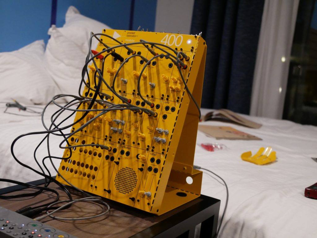 Teenage engineering's pocket operator modular 400, or POM-400, is