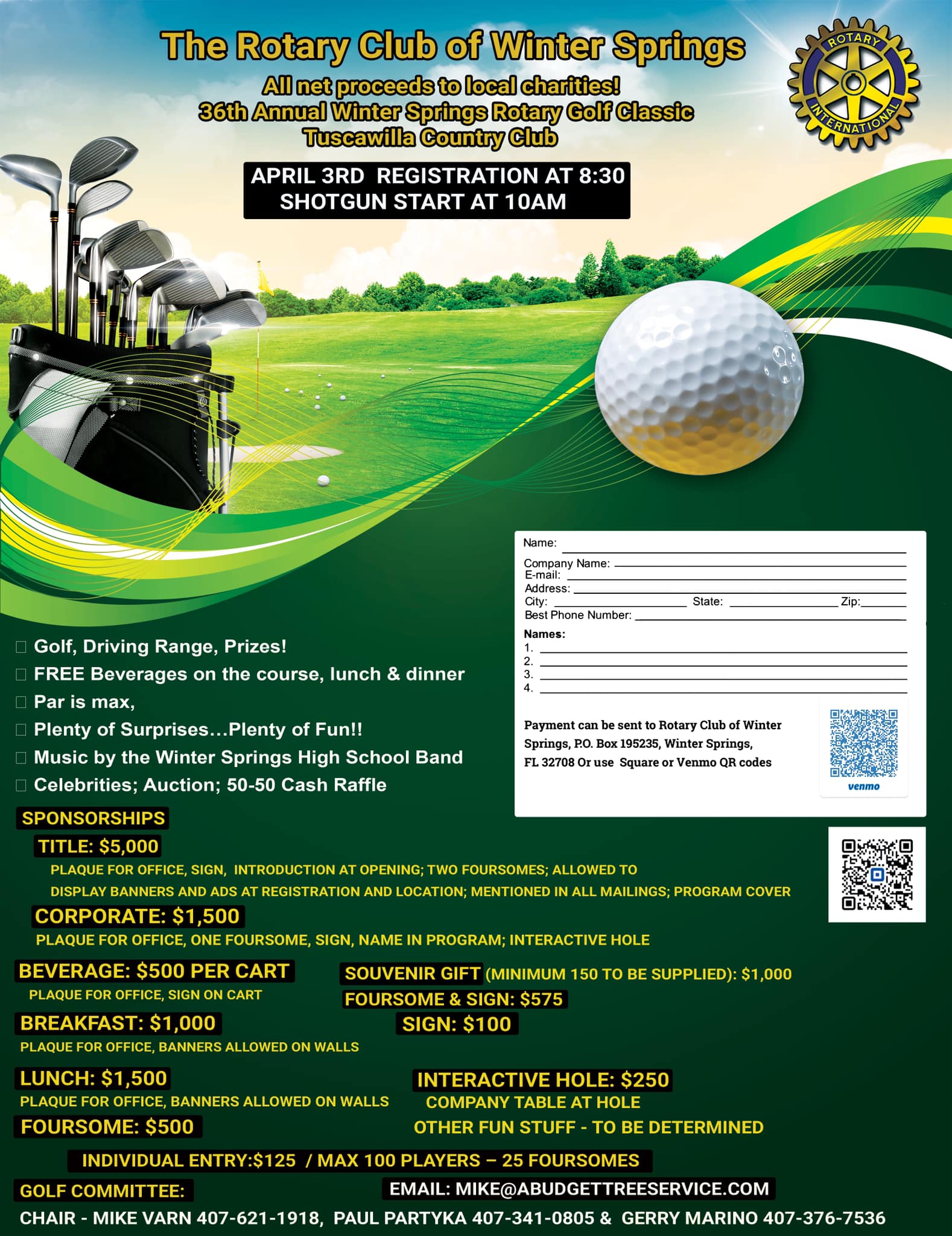 Rotary Club of Winter Springs - We are having our annual golf ...