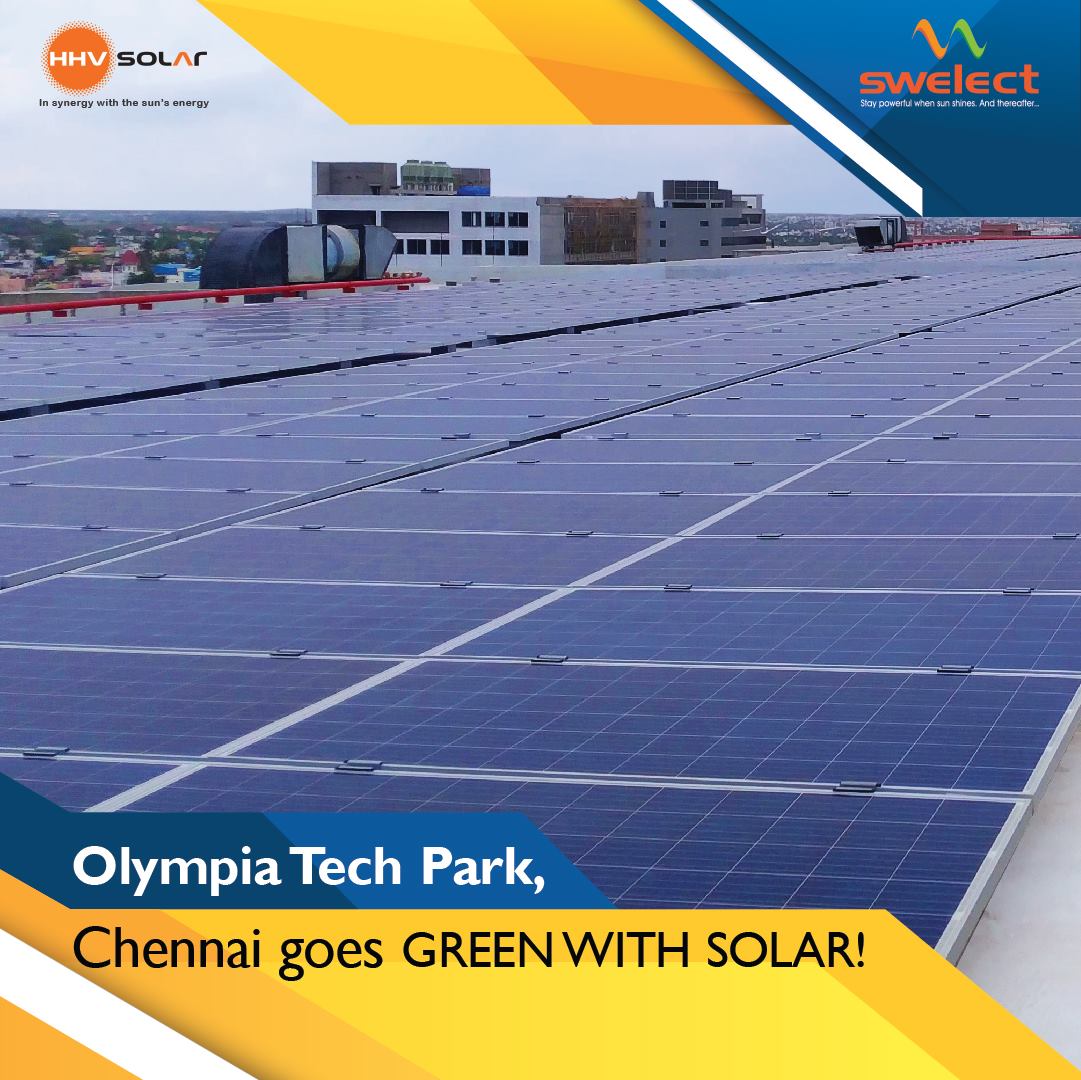 Olympia Tech Park, Chennai goes... - Swelect Energy Systems