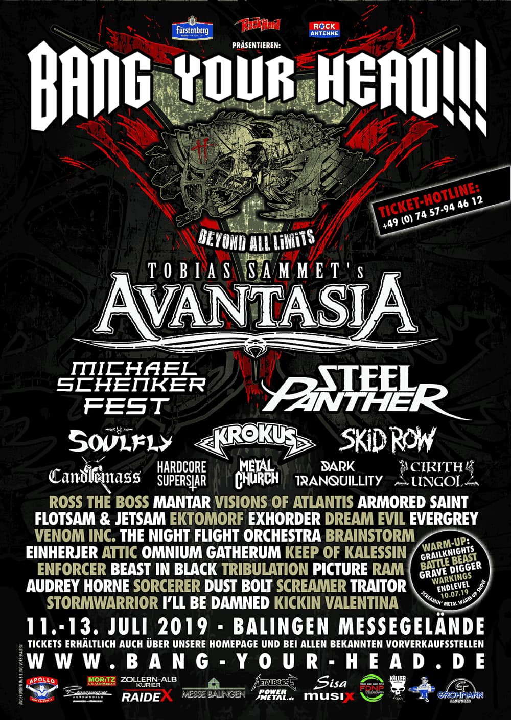 INCREDIBLE day at Bang Your Head Festival!!! \n/