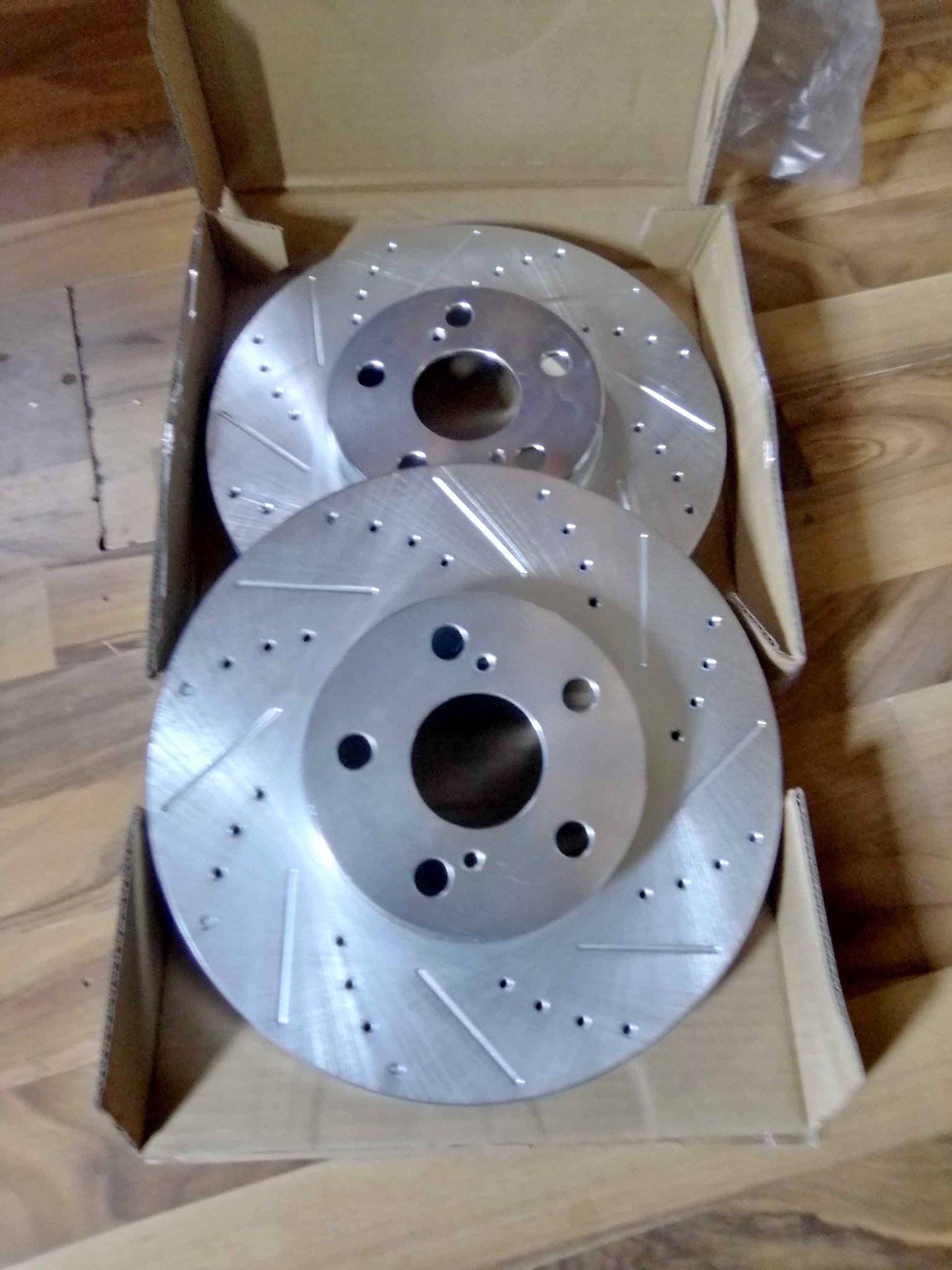 New drilled and slotted rotors - Car Brakes & Brake Parts - Oakhurst ...